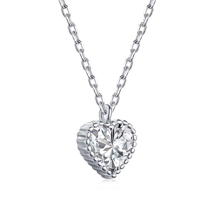 [LORA]Ornate Heart Shape Necklace