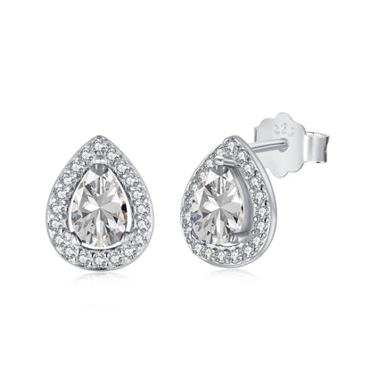 [LORA]Luxurious Water Drop Shape Earrings