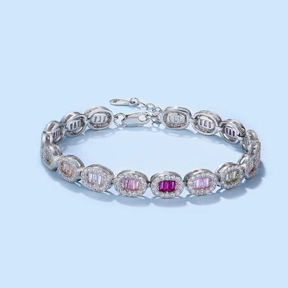 [LORA]Exquisite Ornate Emerald Cut Daily Bracelet