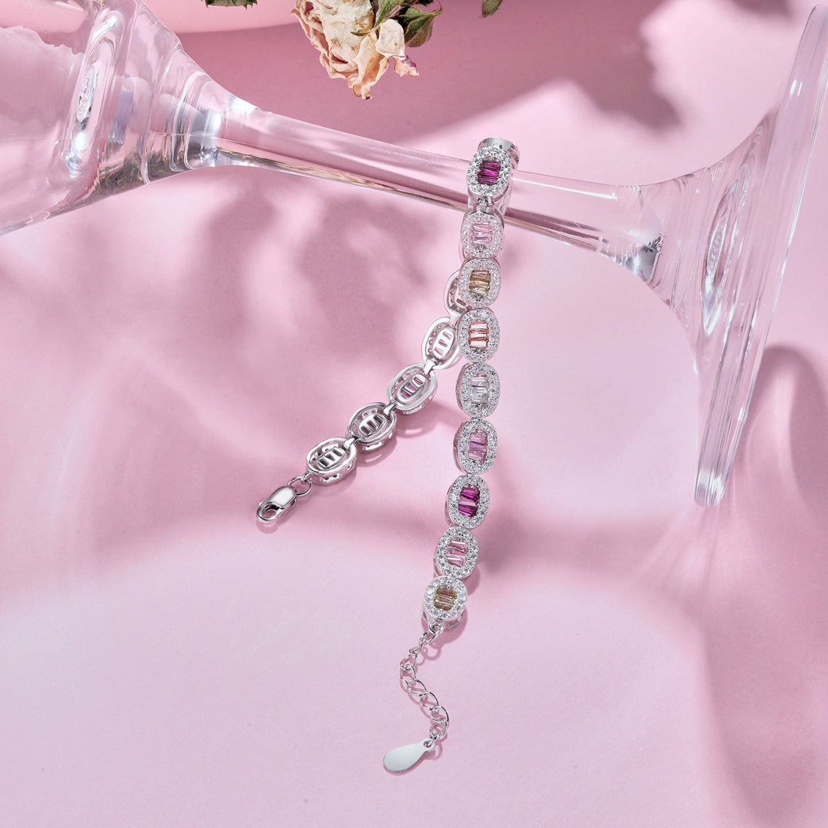 [LORA]Exquisite Ornate Emerald Cut Daily Bracelet