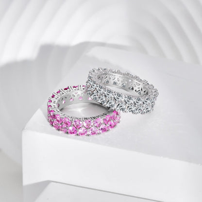 [LORA]Sparkling Full Heart Ring