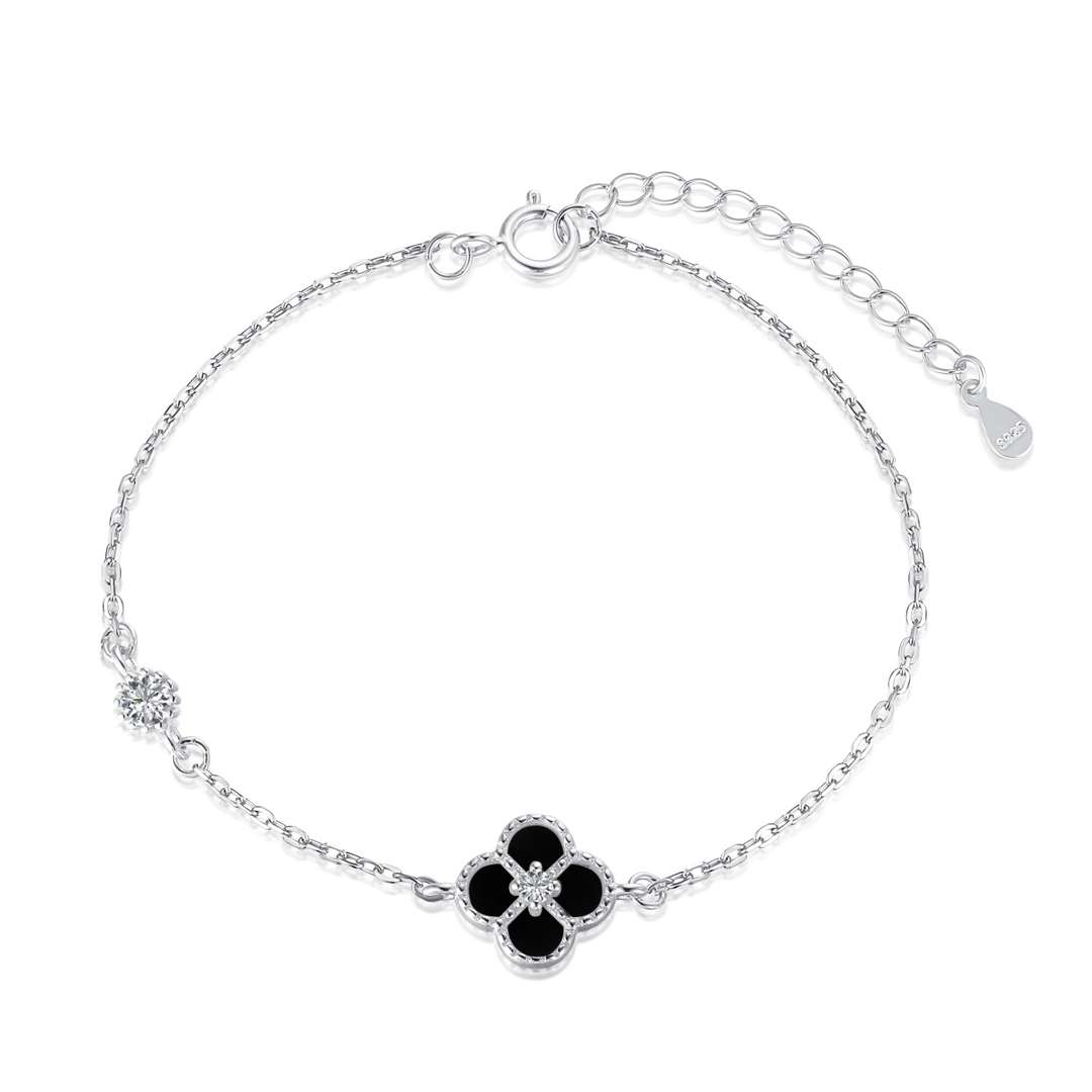 [LORA]Delicate Four Leaf Clover Bracelet