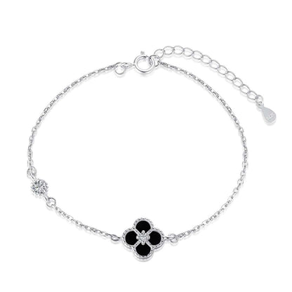 [LORA]Delicate Four Leaf Clover Bracelet