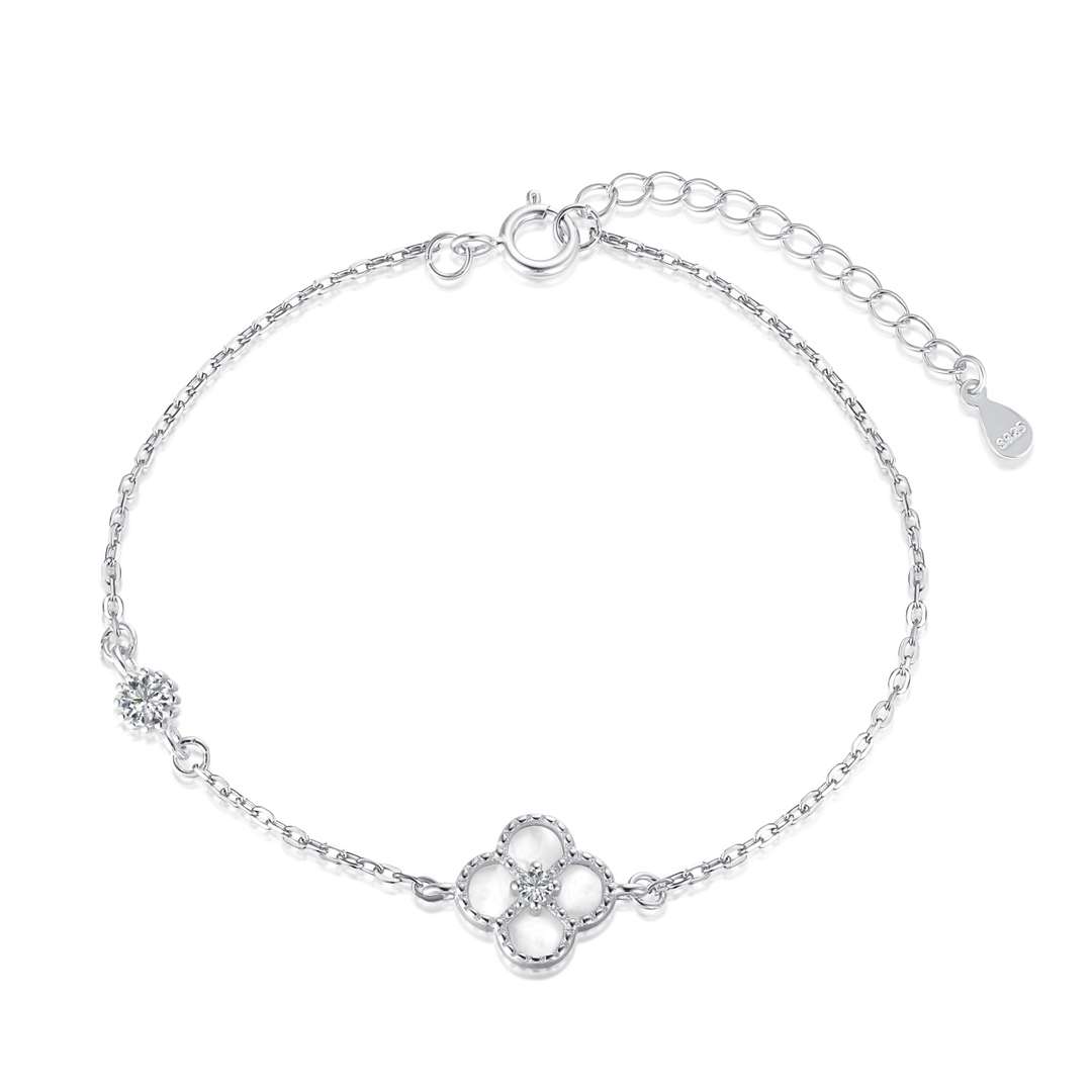 [LORA]Delicate Four Leaf Clover Bracelet