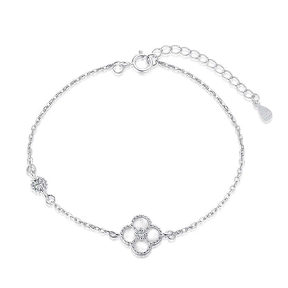 [LORA]Delicate Four Leaf Clover Bracelet
