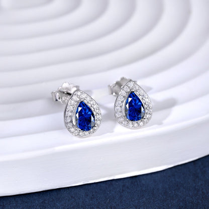 [LORA]Luxurious Water Drop Shape Earrings