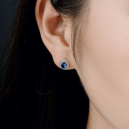 [LORA]Luxurious Water Drop Shape Earrings