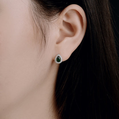 [LORA]Luxurious Water Drop Shape Earrings