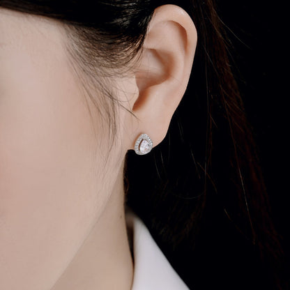 [LORA]Luxurious Water Drop Shape Earrings