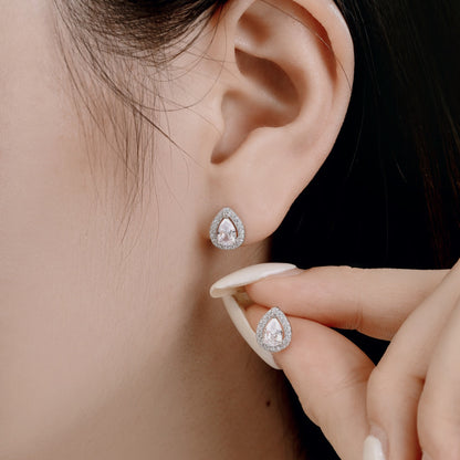 [LORA]Luxurious Water Drop Shape Earrings