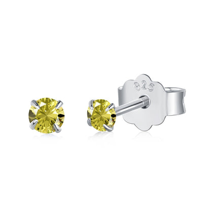 [LORA]Delicate Solitaire Earrings
