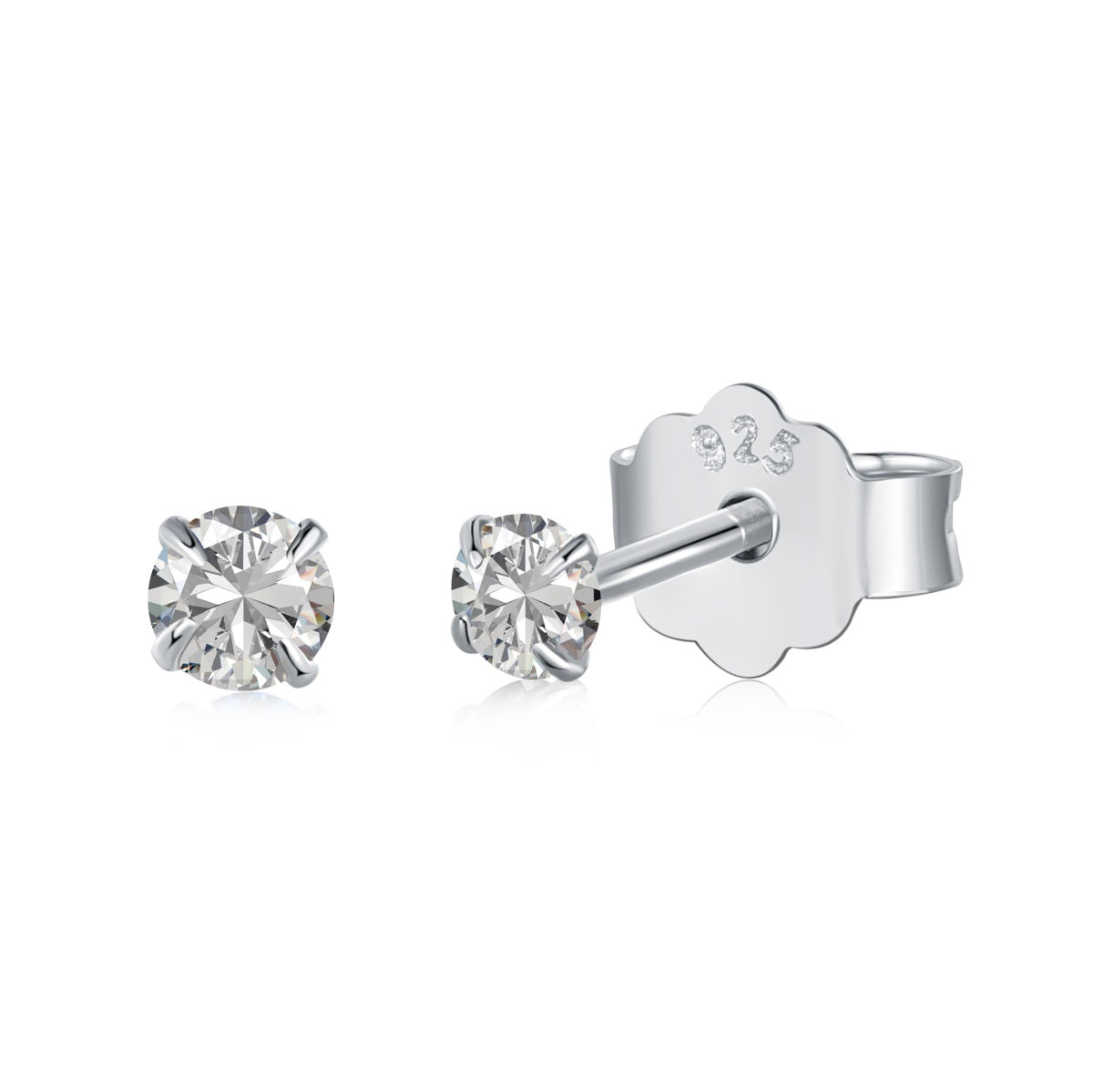 [LORA]Delicate Solitaire Earrings