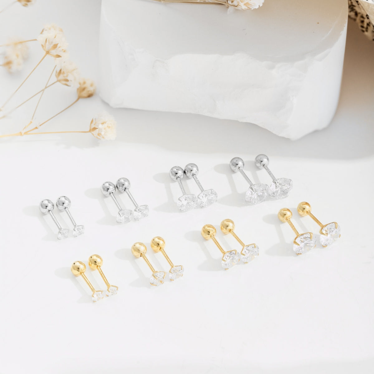 [LORA]Unique U-Shaped Ear Bone Earrings