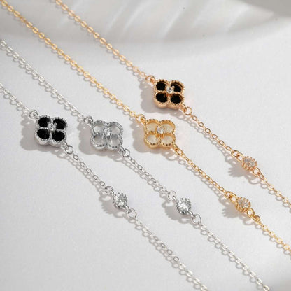 [LORA]Delicate Four Leaf Clover Bracelet