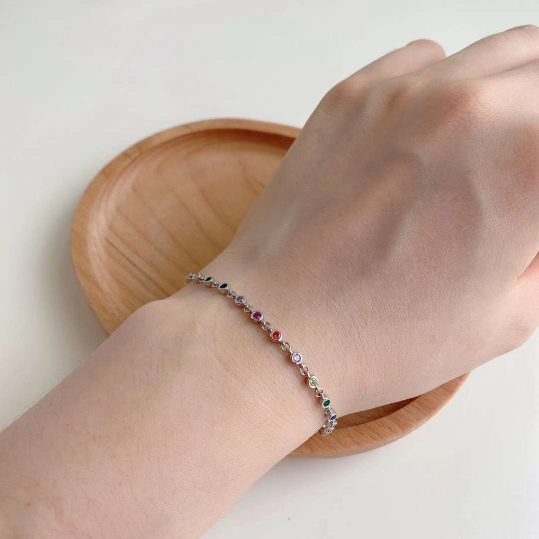 [LORA]Colorful Bead Array Bracelet