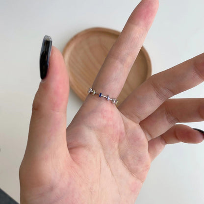 [LORA]Unique Trapezoid Cut Daily Ring