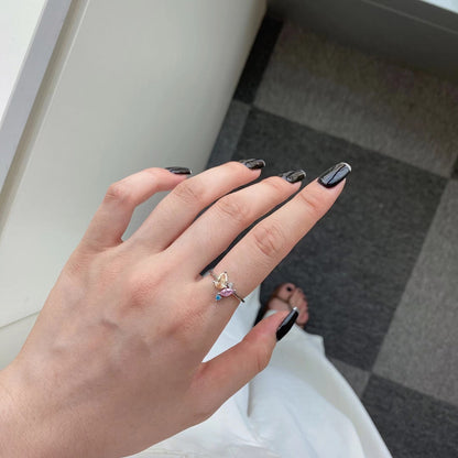 [LORA]Radiant Colorful Multi Cut Daily Ring