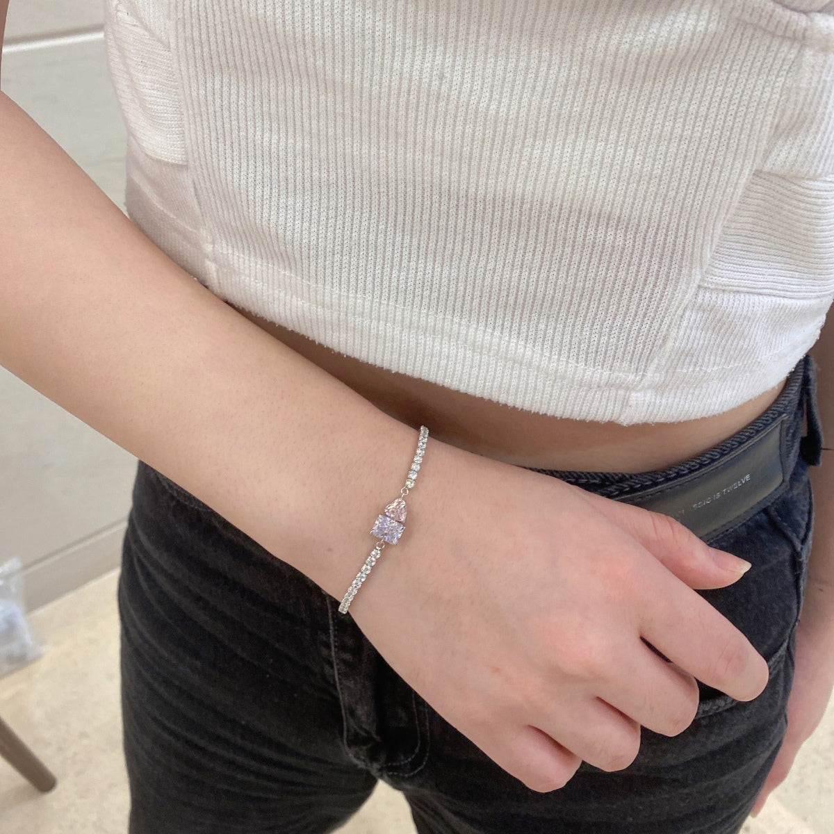 [LORA]Dazzling Unique Multi Shape Lover Bracelet