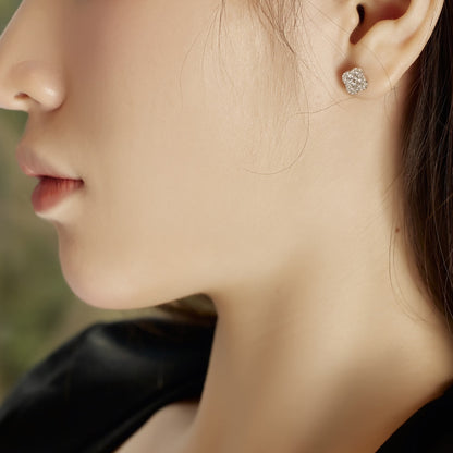 [LORA]Four-Leaf Clover Flower Shaped Earrings