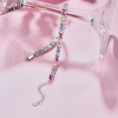 [LORA]Ornate Sparkling Multi Cut Party Bracelet