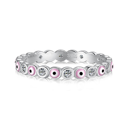 [LORA]Sparkling Vibrant Round Shape Daily Ring
