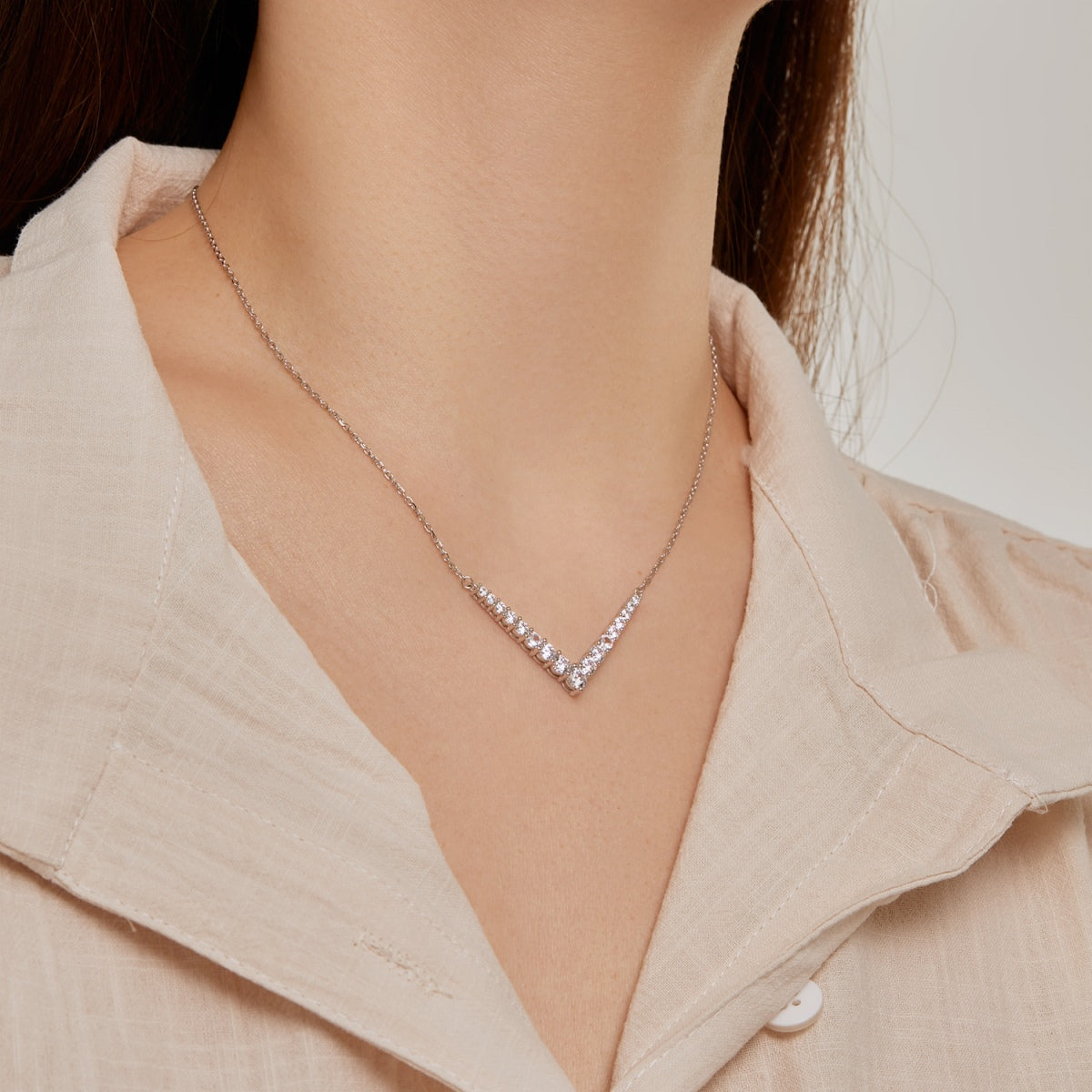 [LORA]Ornate Round Cut Necklace