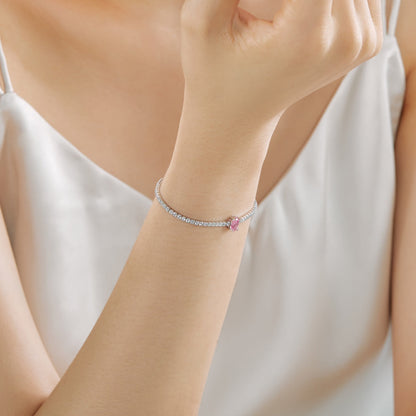 [LORA]0.75 Carat Exquisite Oval Cut Daily Bracelet