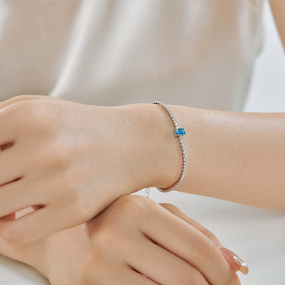 [LORA]0.75 Carat Exquisite Oval Cut Daily Bracelet