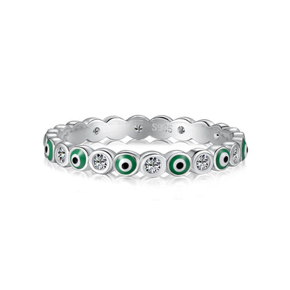 [LORA]Sparkling Vibrant Round Shape Daily Ring