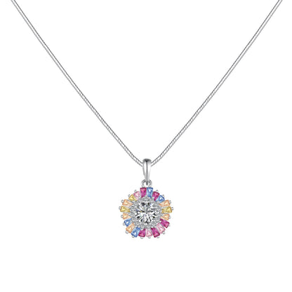 [LORA]Charming Flower Colorful Necklace
