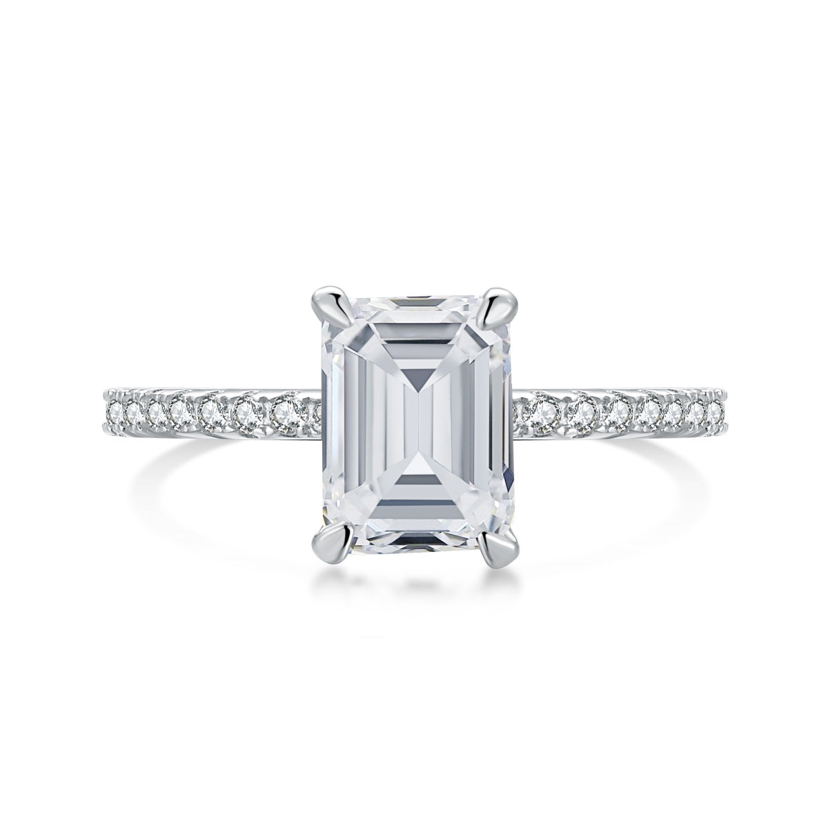 [LORA]2.0 Carat Scintillating Ornate Radiant Cut Party Ring