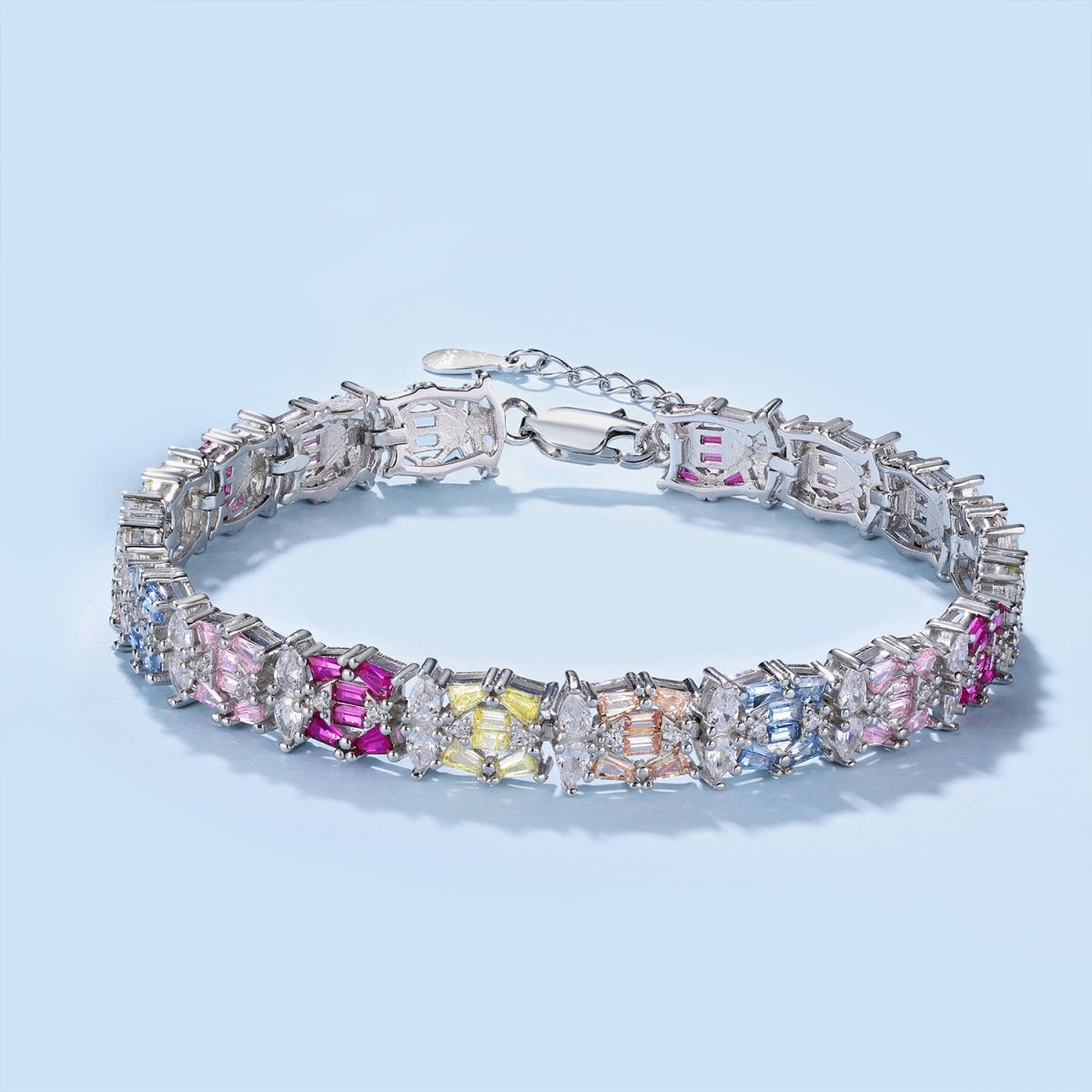 [LORA]Delicate Colorful Multi Cut Party Bracelet