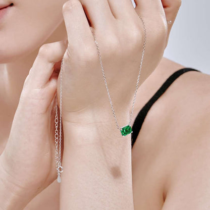 [LORA]Luxurious Square Shape Colorful Necalack