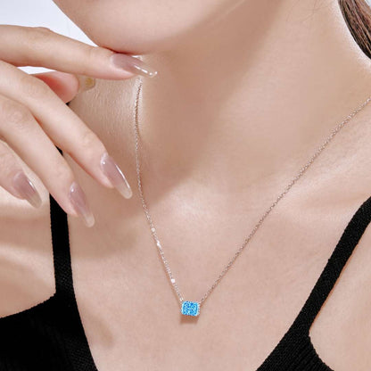 [LORA]Luxurious Square Shape Colorful Necalack