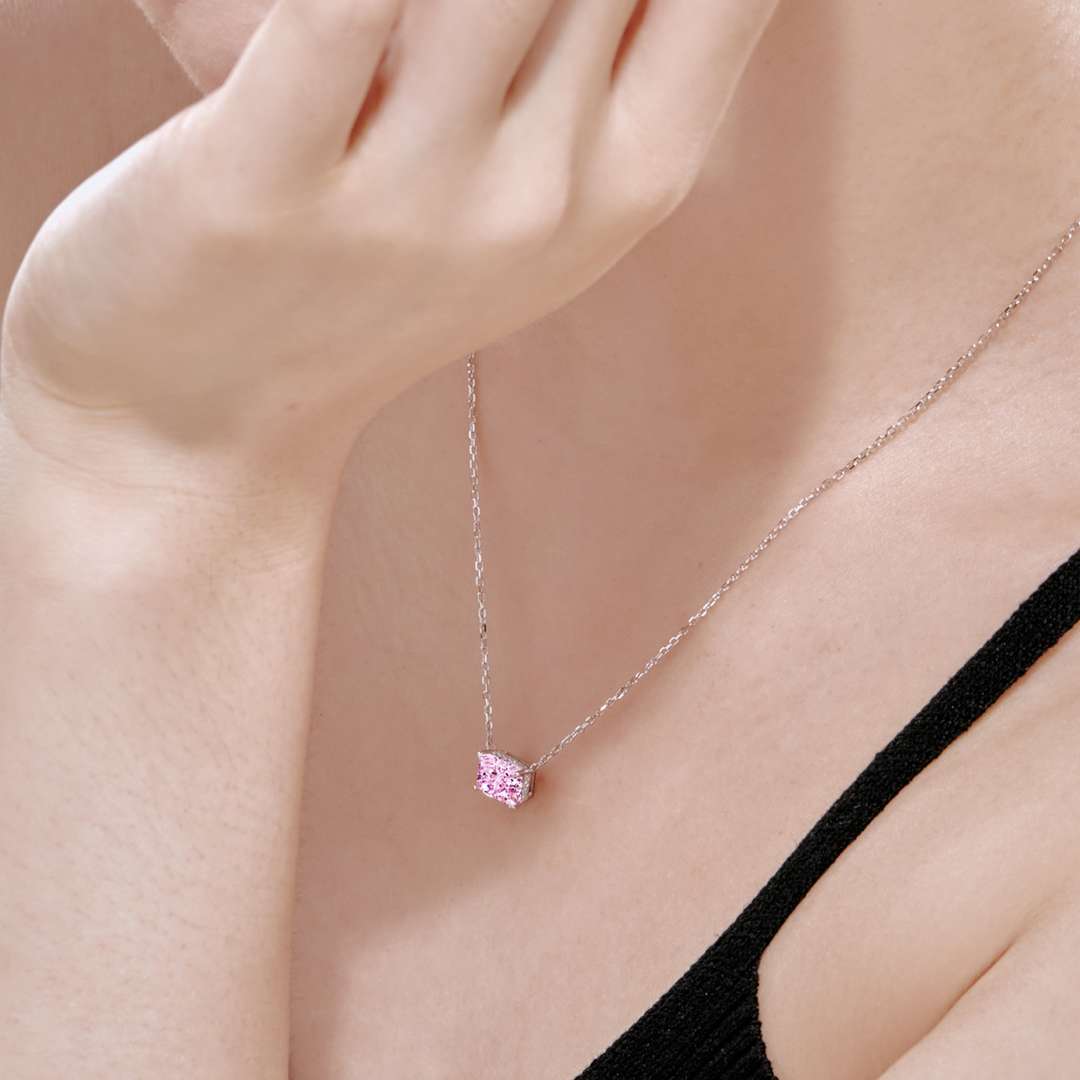 [LORA]Luxurious Square Shape Colorful Necalack