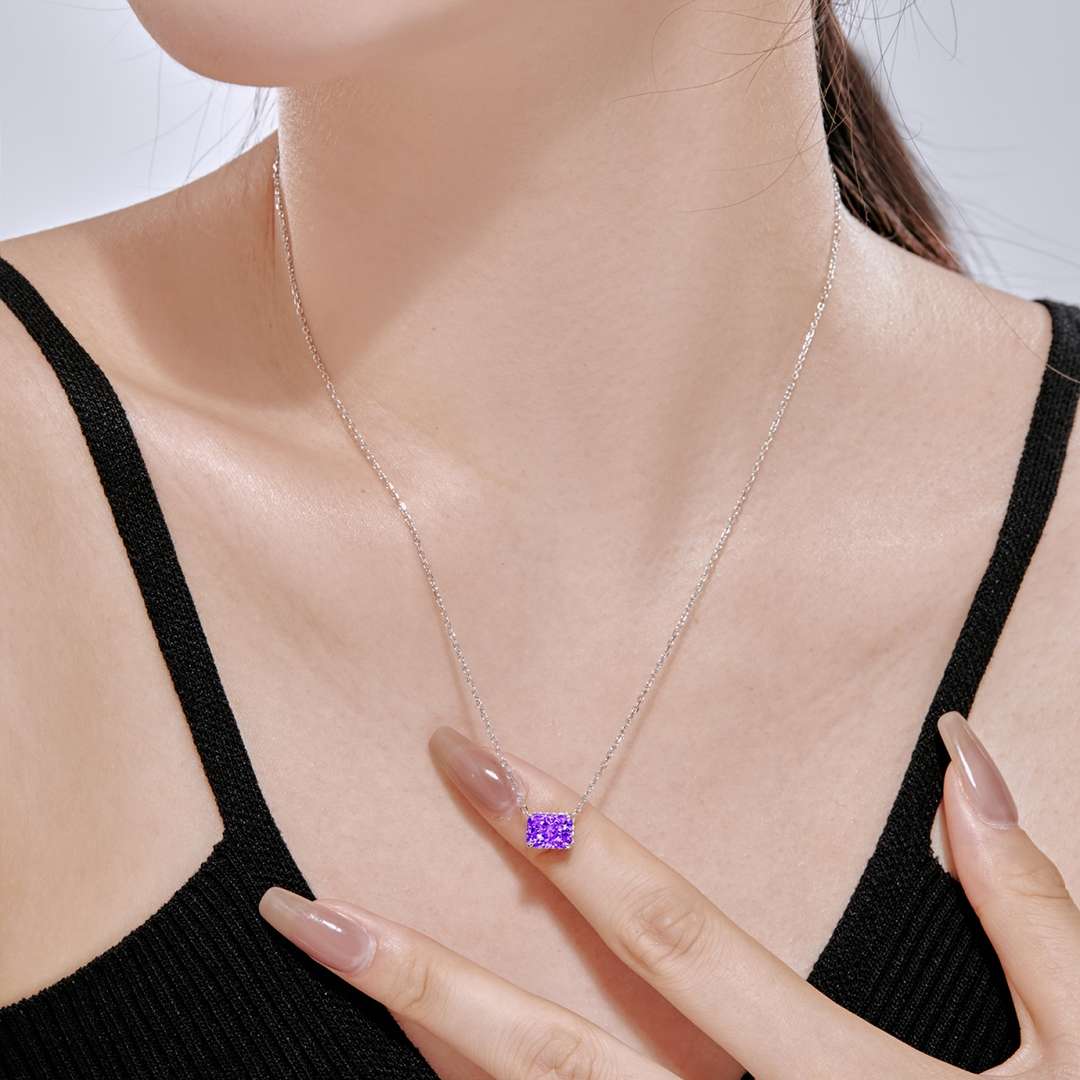 [LORA]Luxurious Square Shape Colorful Necalack