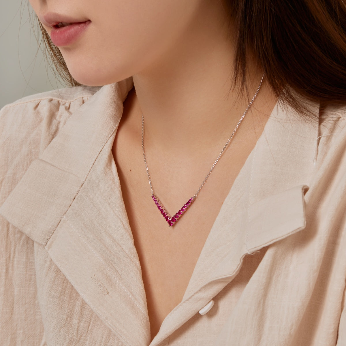 [LORA]Ornate Round Cut Necklace