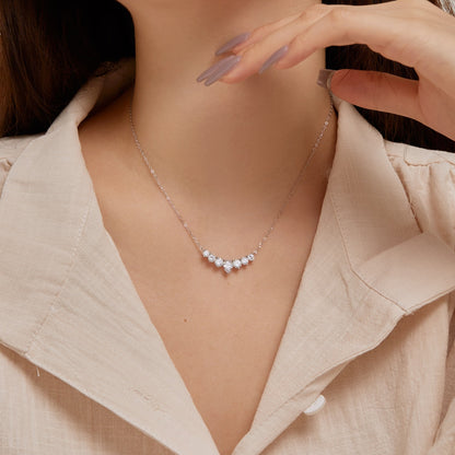 [LORA]Dainty Colorful Heart Necklace