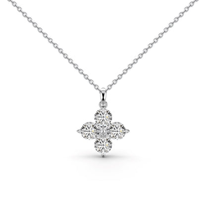 [LORA]Four-Leaf Clover And Eight-Pointed Star Necklace
