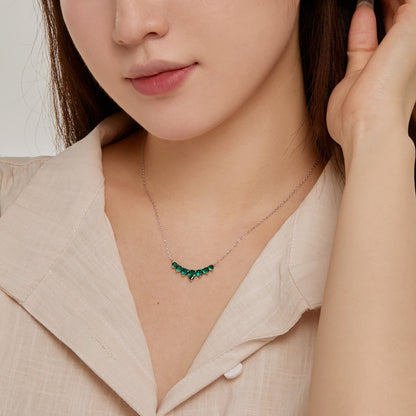[LORA]Dainty Colorful Heart Necklace