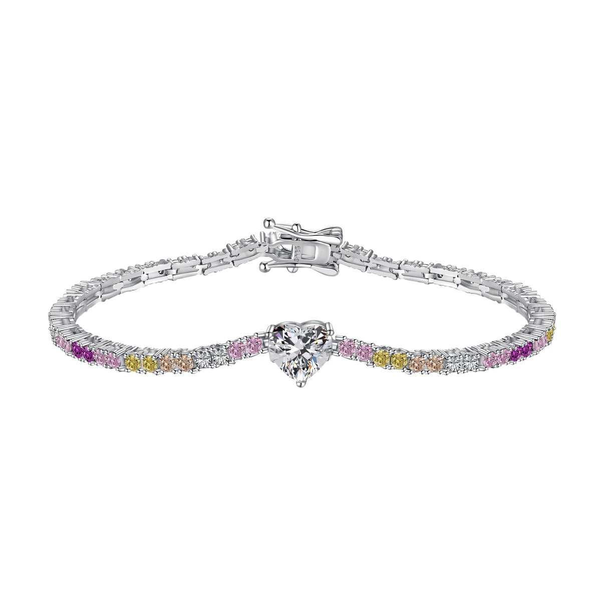 [LORA]Delicate Romantic Heart Shape Lover Bracelet