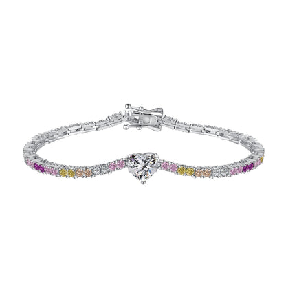 [LORA]Delicate Romantic Heart Shape Lover Bracelet