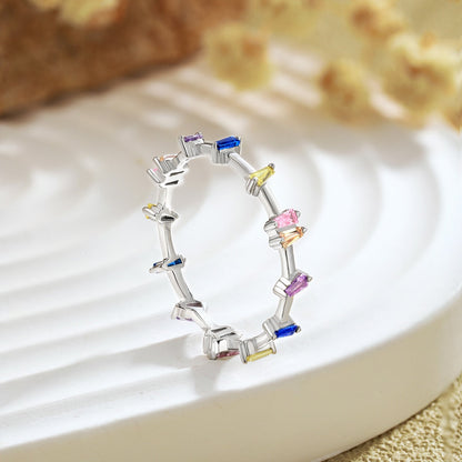 [LORA]Unique Trapezoid Cut Daily Ring