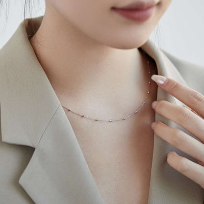 [LORA]Small Bead Clavicle Chain Simple Necklace