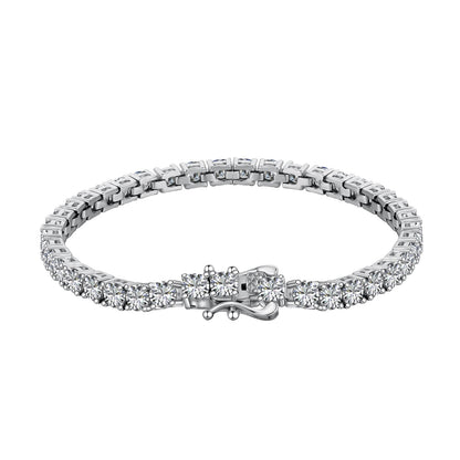 [LORA]Luxurious Ornate Round Cut Tennis Bracelet
