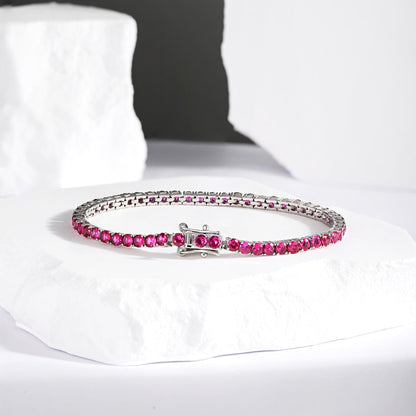 [LORA]Radiant Colorful Round Cut Party Bracelet