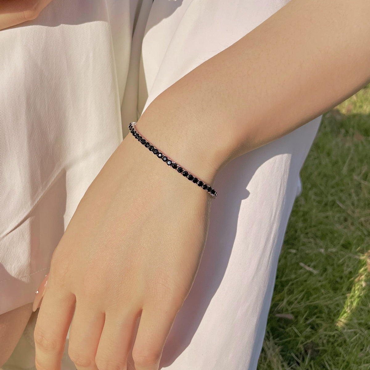 [LORA]Radiant Colorful Round Cut Party Bracelet