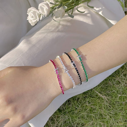 [LORA]Radiant Colorful Round Cut Party Bracelet