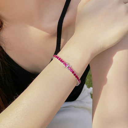 [LORA]Radiant Colorful Round Cut Party Bracelet