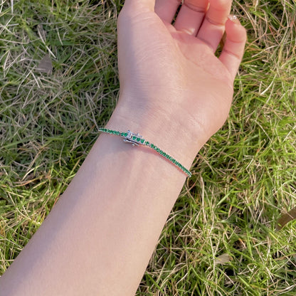 [LORA]Radiant Colorful Round Cut Party Bracelet